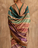Nitya Stripe Weave Satin Silk