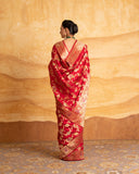 Daivika Meenakari Jangala Saree Silk