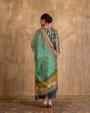 Multicolour Chanderi Silk Suit