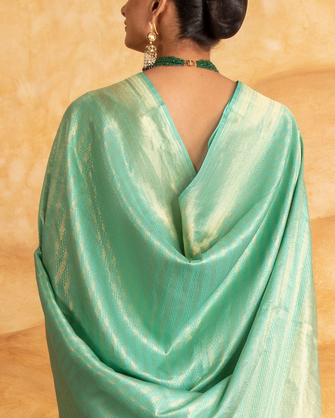 Nitya Stripe Weave Saree Pure Silk
