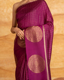 Tatvika Geometrical Weave Saree Puna Silk