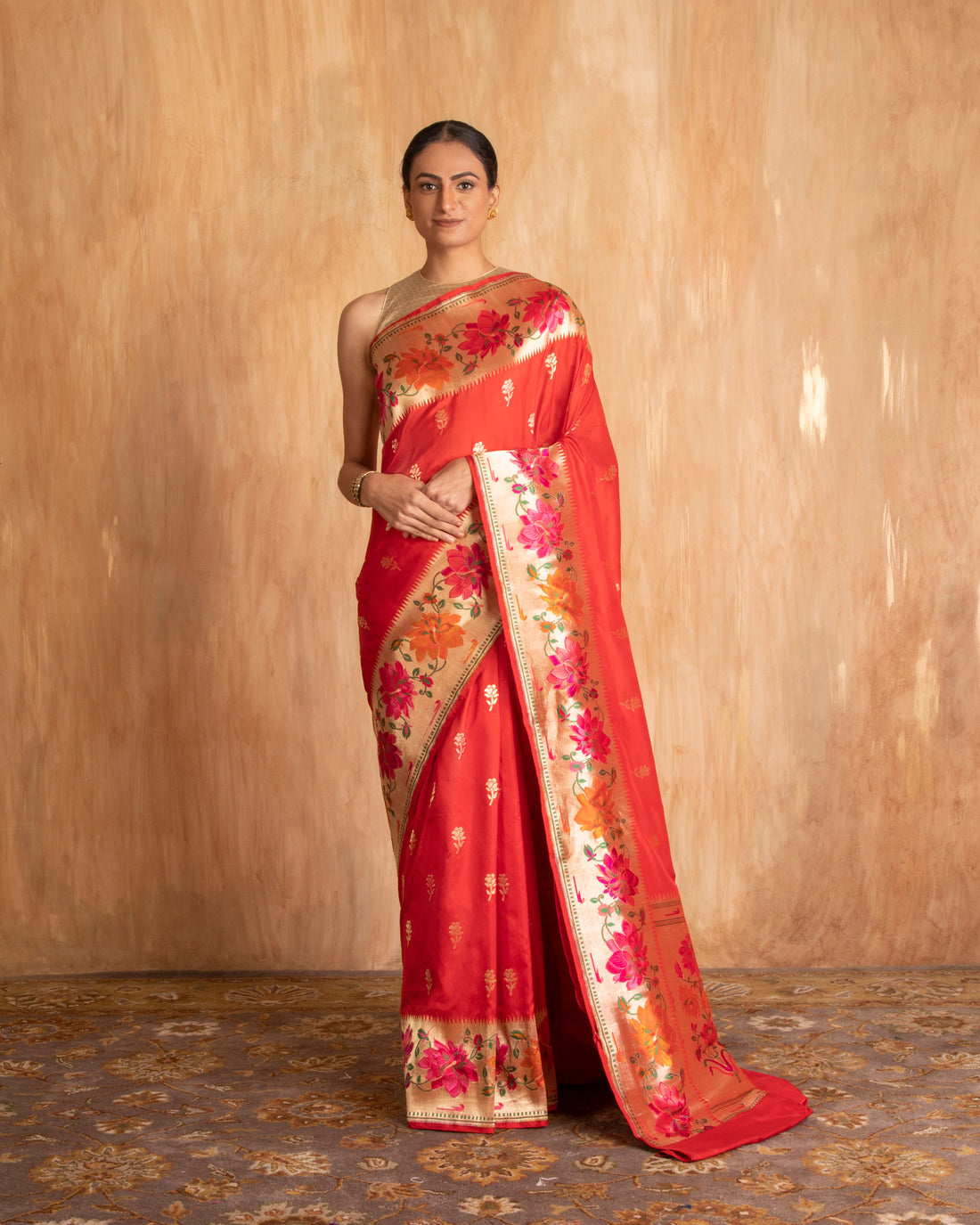 Ambaara Paithani Saree Silk