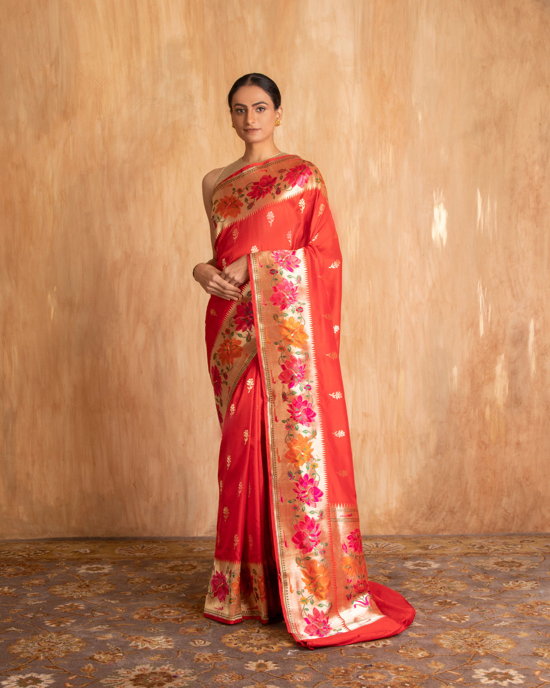 Ambaara Paithani Saree Silk