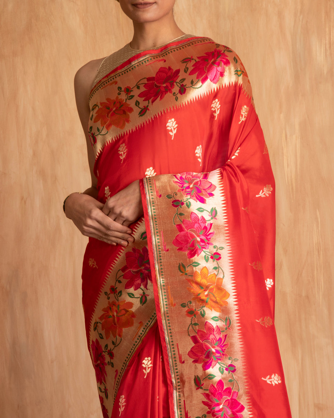 Ambaara Paithani Saree Silk