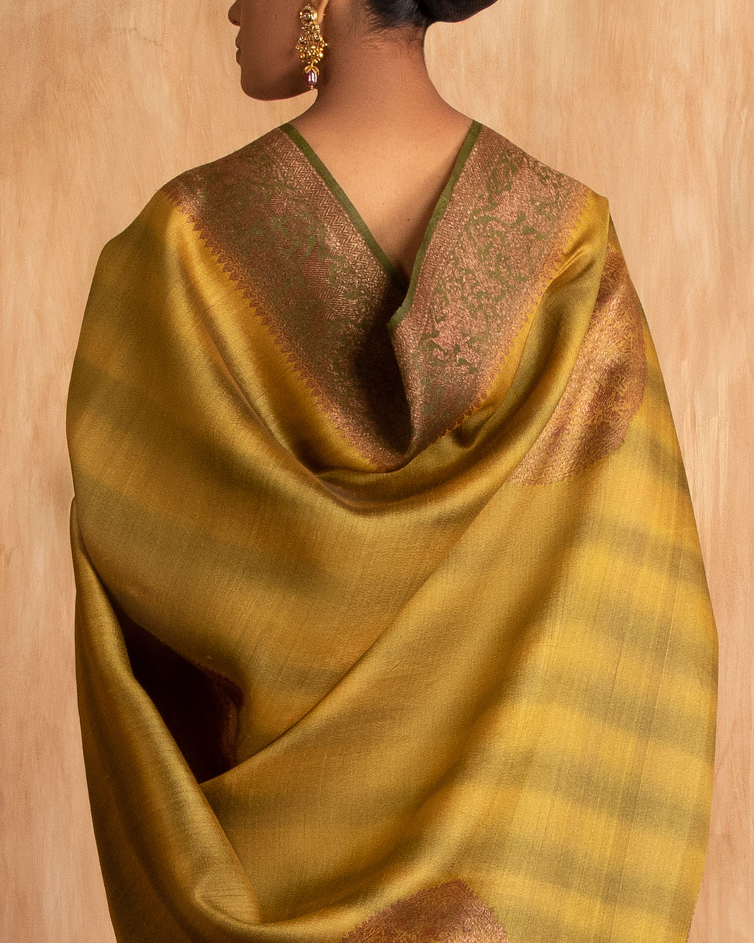 Lavani Buti Saree Desi Tusser