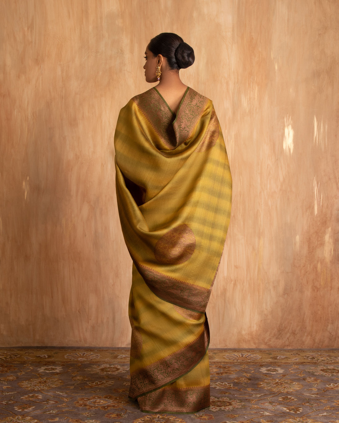 Lavani Buti Saree Desi Tusser