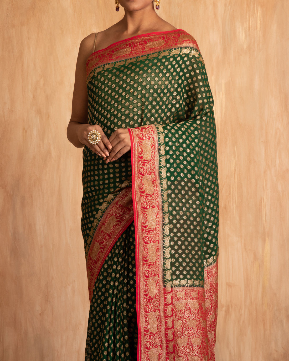 Lavani Buti Saree Georgette