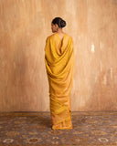 Nitya Zari Stripe Weave Saree Crape