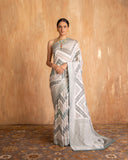 Tatvika Geometrical Weave Saree Georgette