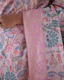 Georgette Silk Real Zari Saree