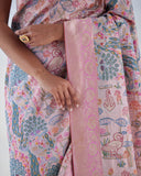 Georgette Silk Real Zari Saree