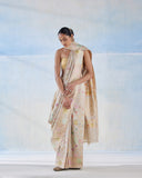 Multicoloured Real Zari Silk Saree