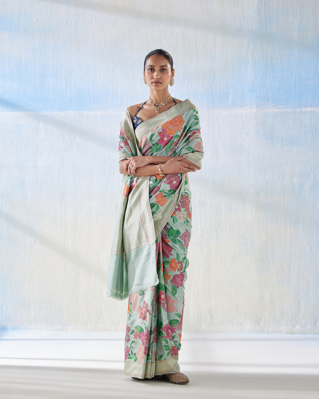 Real Zari Handwoven Silk Saree