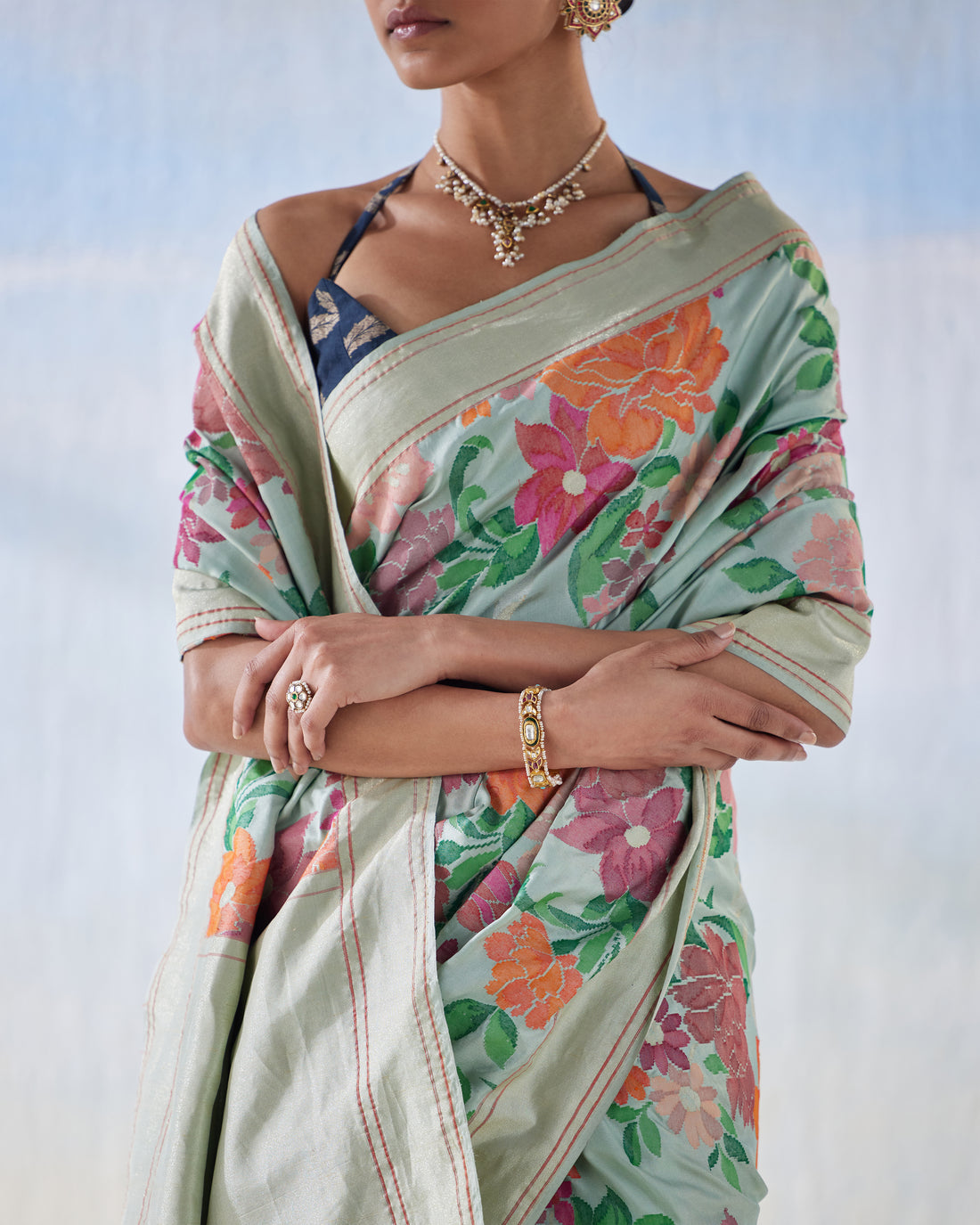Real Zari Handwoven Silk Saree