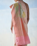Real Zari pastel Rangkat Silk Saree