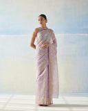 Real Zari Ektara Handwoven Organza Silk Saree