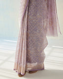 Real Zari Ektara Handwoven Organza Silk Saree