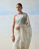 Real Zari Organza Silk Saree
