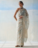 Real Zari Organza Silk Saree
