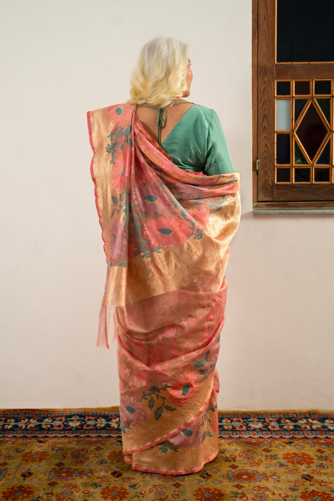 Tatvika Geometrical Weave Saree  Net